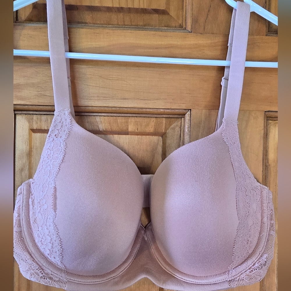 Secret Treasures Pink Lace Trim Bra
